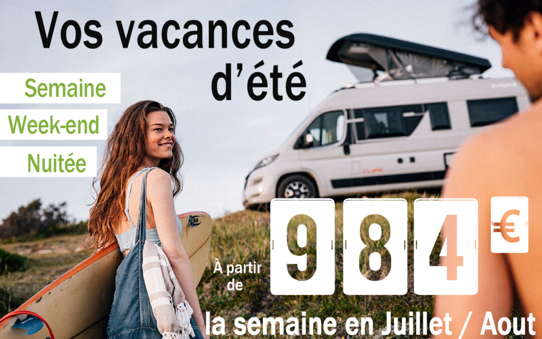 Vos vacances d’été à partir de 984 € la semaine Tout Compris !